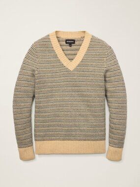 Bonobos Tricolor V Neck Sweater